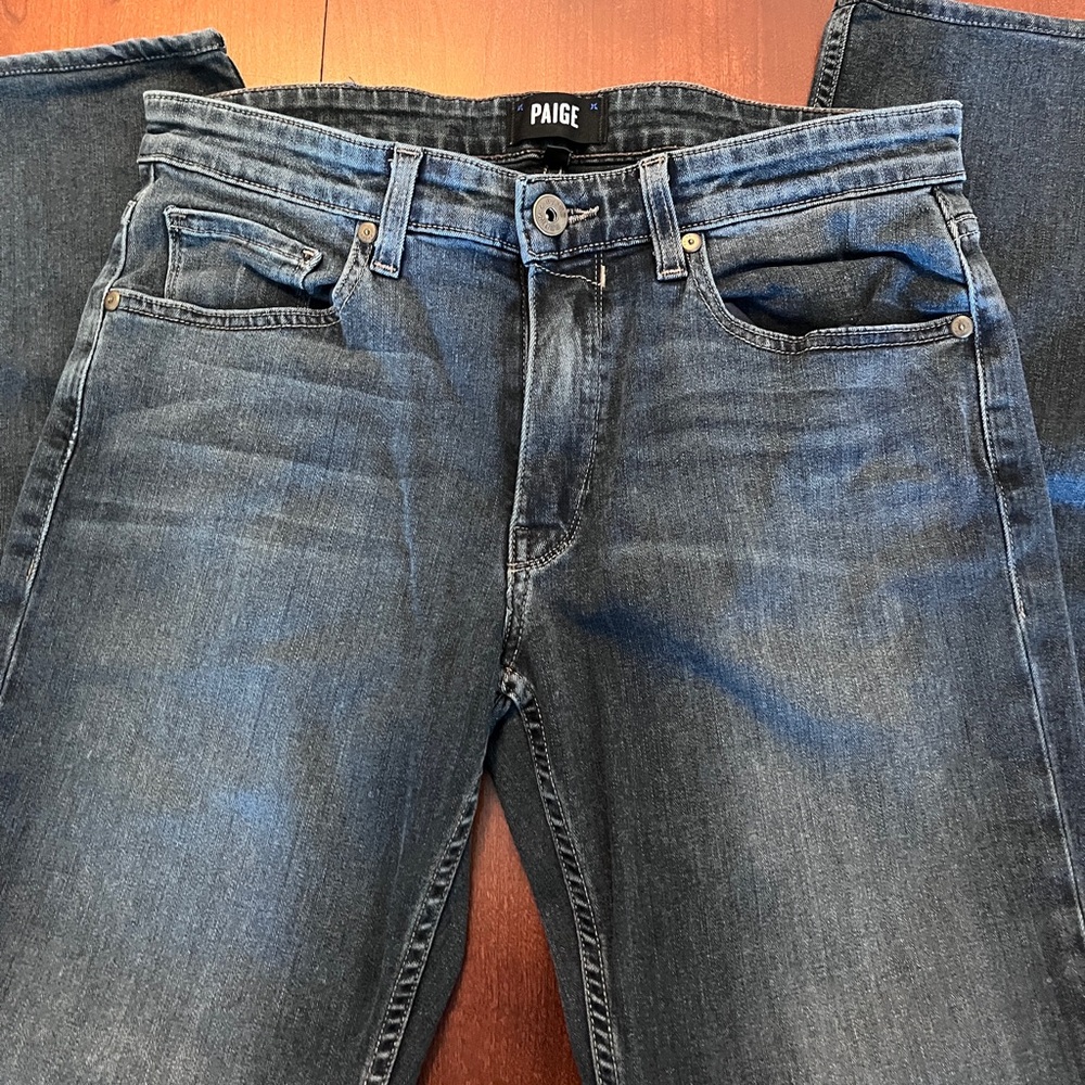 PAIGE jeans sz 31 Lennox grey blue